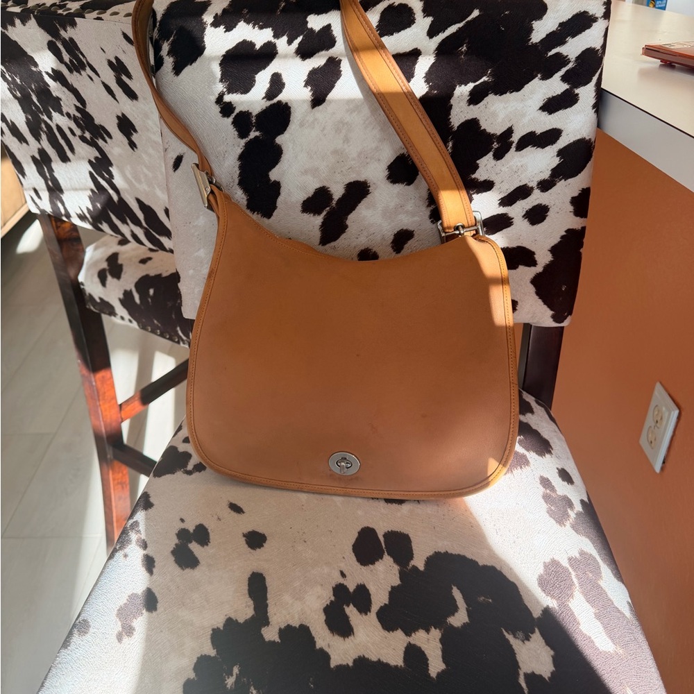 Coach Brown Leather Shoulder Bag